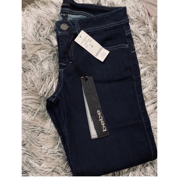 bebe Denim - BeBe Signature Skinny Crop Jeans